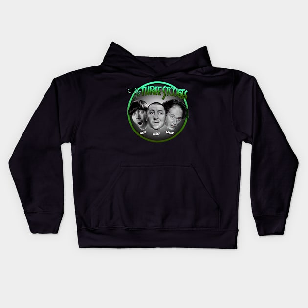 The three stooges t-shirt Kids Hoodie by Suhucod